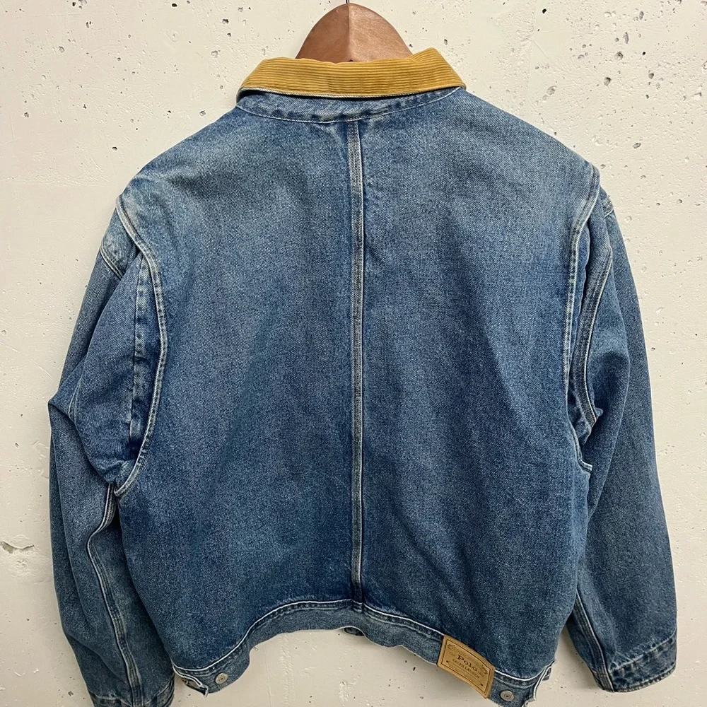 Polo Ralph Lauren denim dungaree jacket - Picture 6 of 8